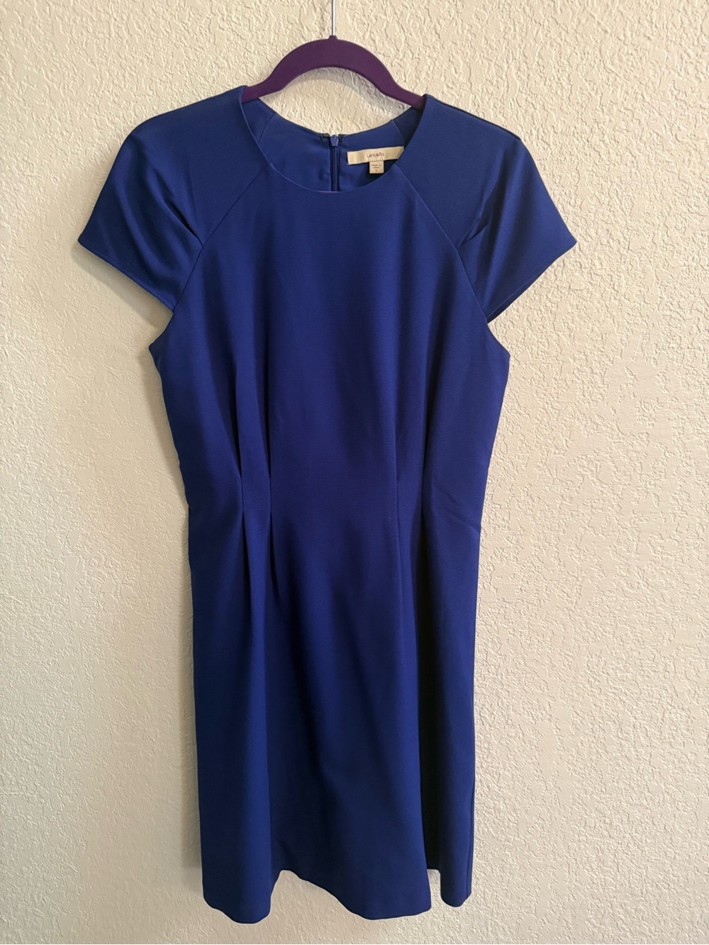Lark & Ro Royal Blue Midi Sheath Dress